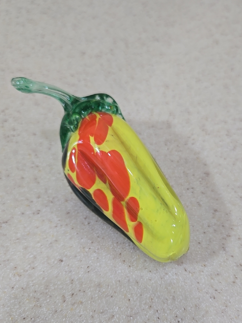 Handblown Glass Chili Pepper - Picture 4 of 9